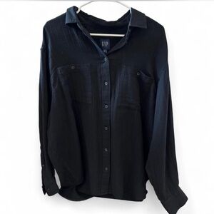 NWT Gap “Big Shirt” in Crinkle Gauze